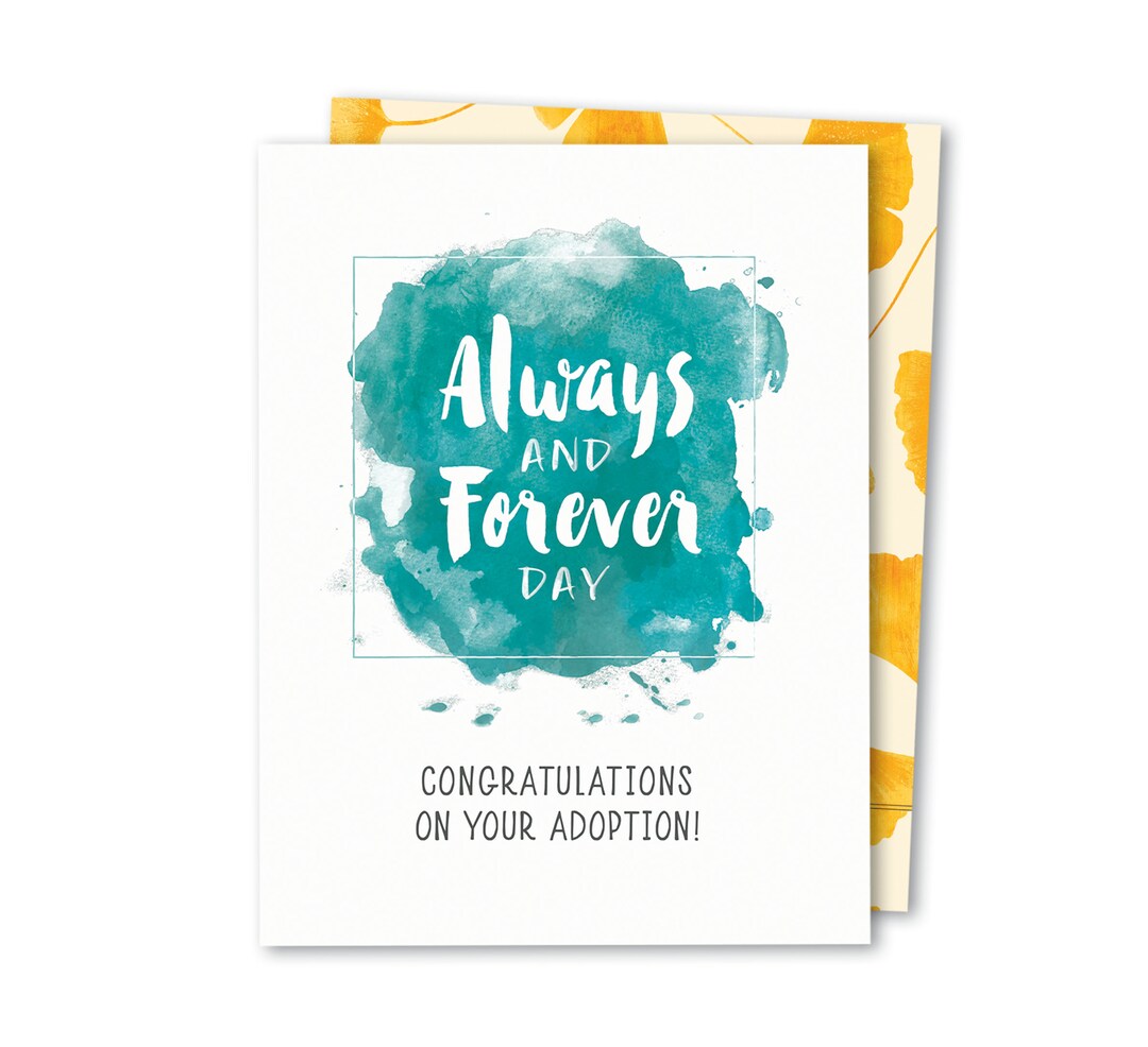 Always and Forever Day Adoption Card Card for Adoptive Etsy