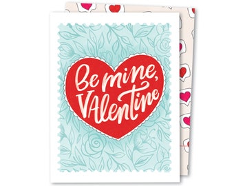 Be Mine | Cute Valentines Card | Be Mine | Card For Him | Greeting Card for Husband, Wife, Boyfriend, Girlfriend, Birthday | Love You Card