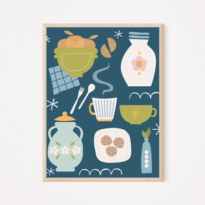 Print | Picnic | Abstract Wall Art | Wall Decor