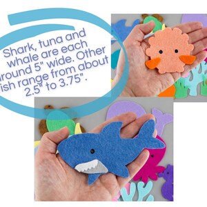 Flannel Board Ocean Set for Library Storytime, Felt Board Ocean or ...