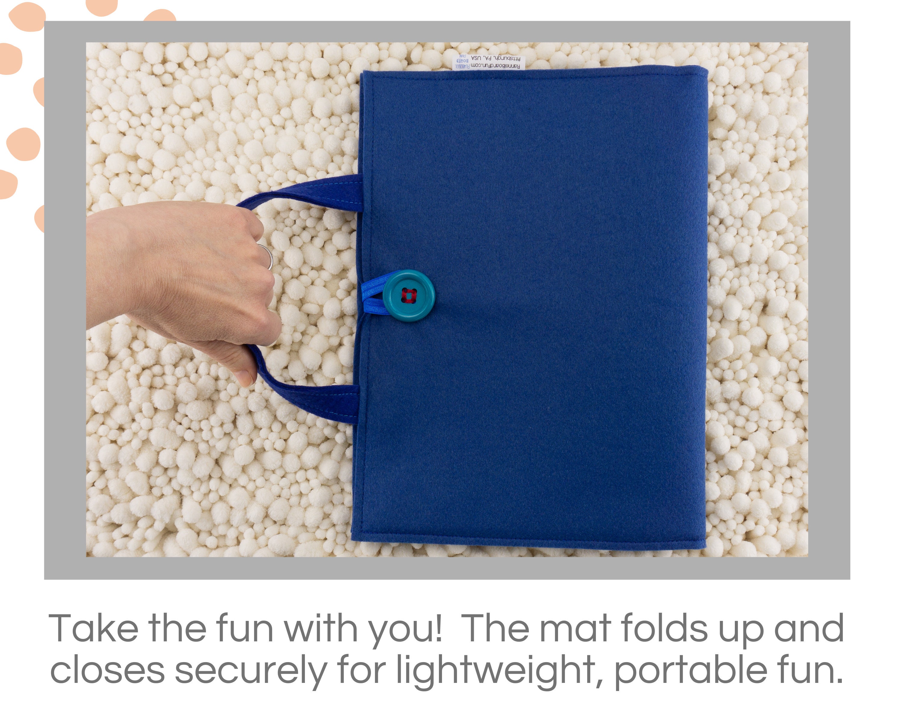 Felt Board Story Quiet Toy Travel Play Mat for Preschool Etsy