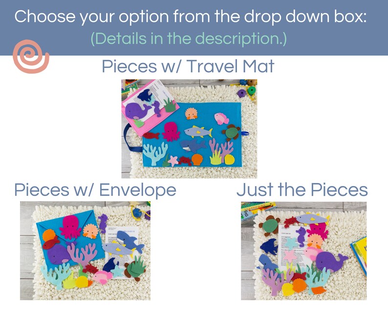 Under the Sea Flannel Board Set for Toddlers and Preschoolers Etsy