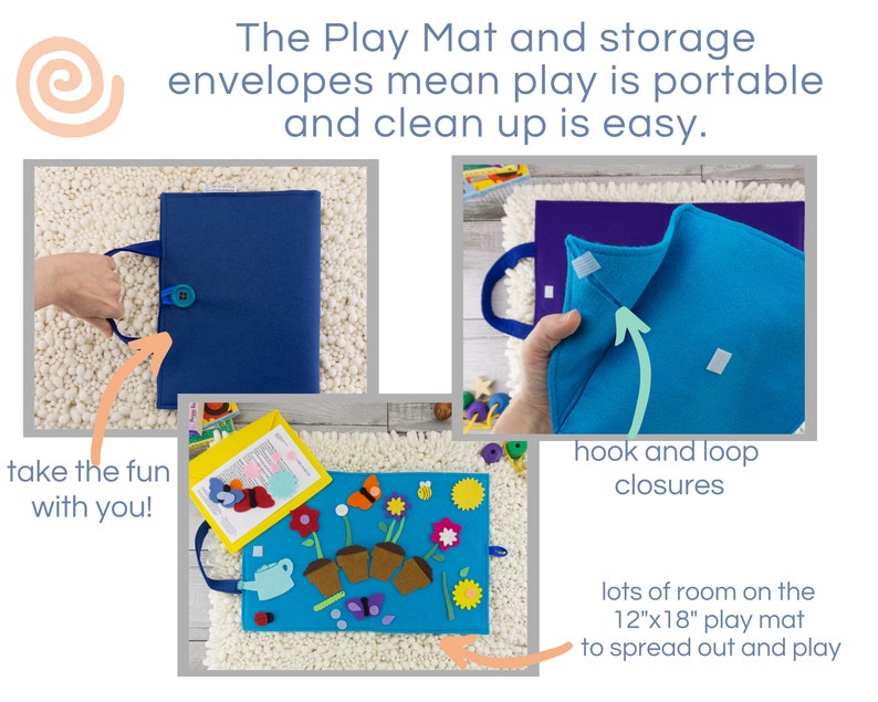 Felt Board Story Play Mat Bundle 3 Flannel Board Play Sets Etsy