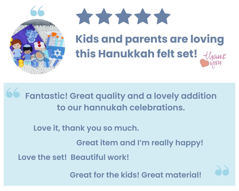 Hanukkah Felt Board Story and Felt Menorah Toy A Quiet Book - Etsy