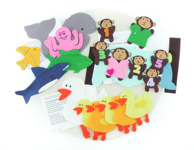 Felt Board Stories Preschool Teacher Library Storytime Bundle Etsy