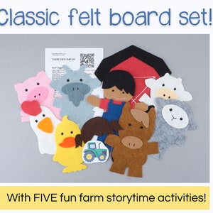 Old MacDonald Farm Felt Board Set: Preschool Story Time