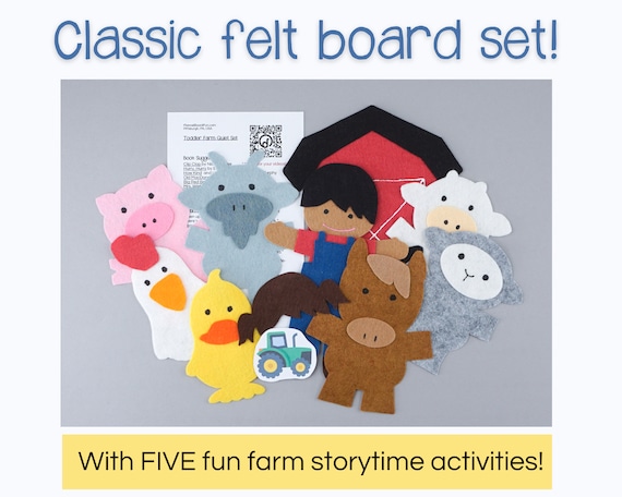 Old MacDonald Farm Felt Board Set: Preschool Story Time