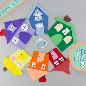 PDF Pattern for Little Mouse Felt Board &amp; Flannel Board Circle Time ...