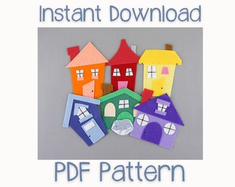 Little Mouse Felt Board Story Pattern: Circle Time Game (PDF Pattern)