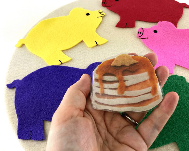 Felt Board Story Pig & Pancake Game for Preschool Classrooms Etsy