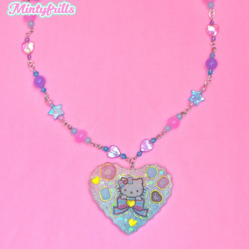 Sweet Crystal Hello Kitty Necklace