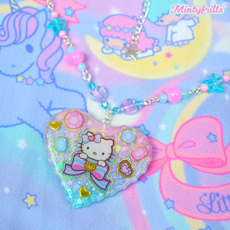 Sweet Crystal Hello Kitty Necklace