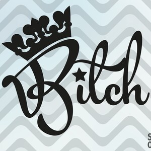 Royal bitch funny svg t-shirt design for cutting machines