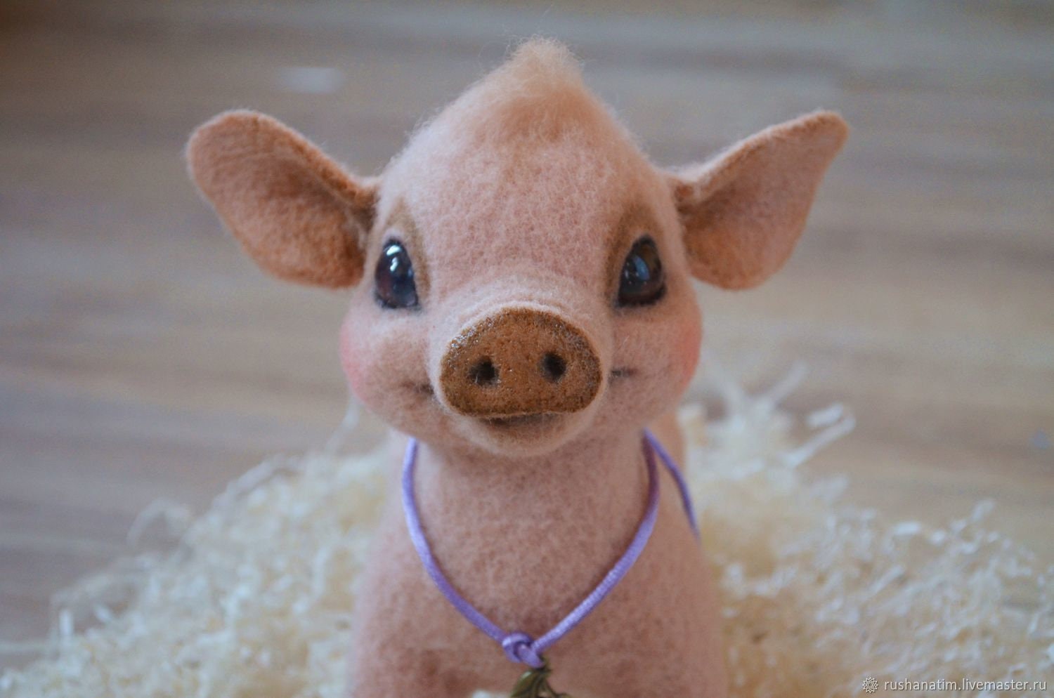 Needle felted toy felt toy felt pig felted toy Felted pig Etsy