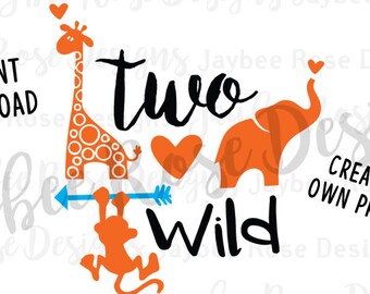 Download Two wild svg | Etsy