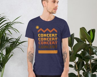 Mountain Sun CONCERT Humor Shirt - Funny Music Festival Tee - Colorful Musical Comedy Apparel
