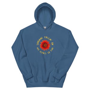Red Daisy Unisex Hoodie