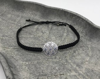 Lebensblume Armband (925 Sterling Silber)