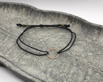 Pulsera circular (oro rosa)