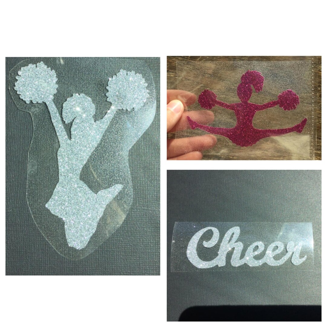 Iron on DIY Cutout Vinyl Cheerleading Decal Etsy