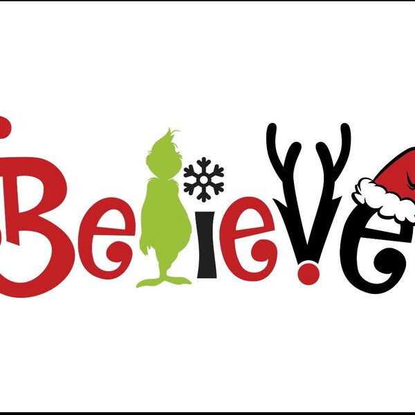 Iron on Grinch Decals Etsy