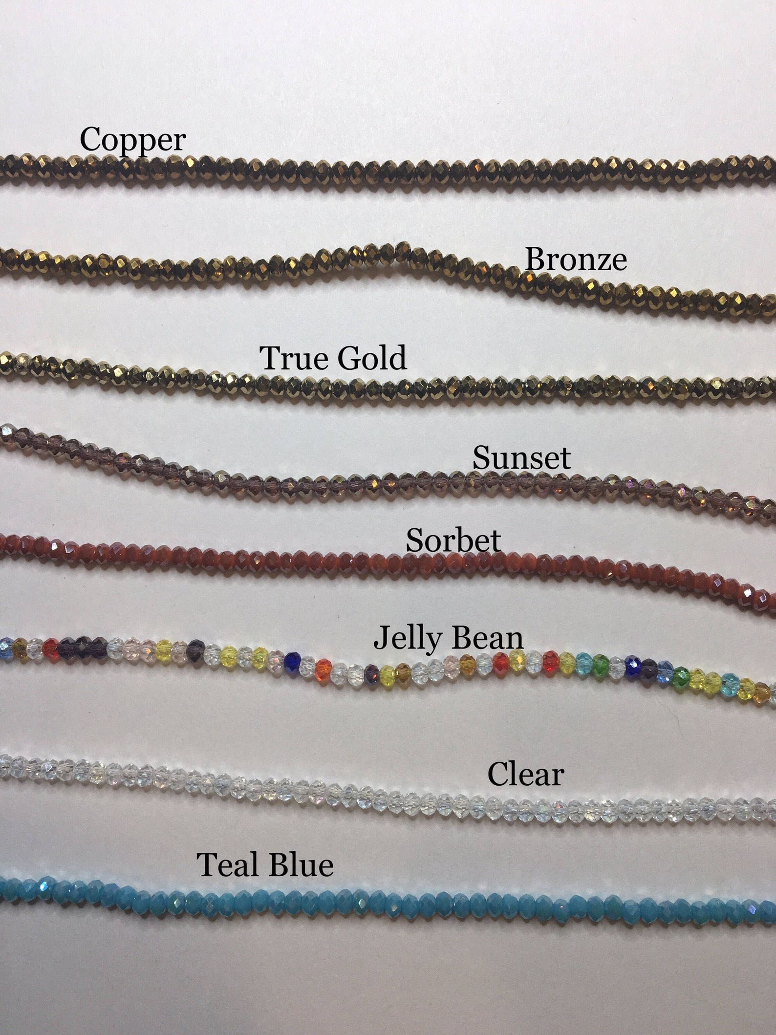 Irredescent Stud Stretch Bracelet