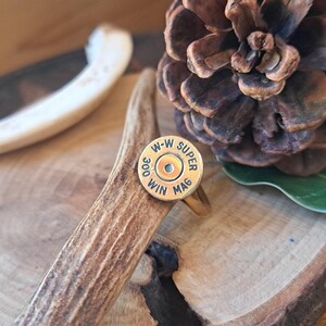 Bague pour chasseresse ou tireur sportif douille - etui norma- winchester- chasse - chasseuse de sanglier et cerf - chamois  - calibre balle