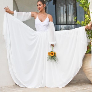 Boho Chiffon Wedding Skirt: Alternative Bridal Separates
