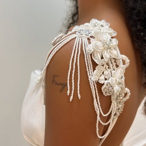 Shoulder jewelry, wedding dress detachable straps