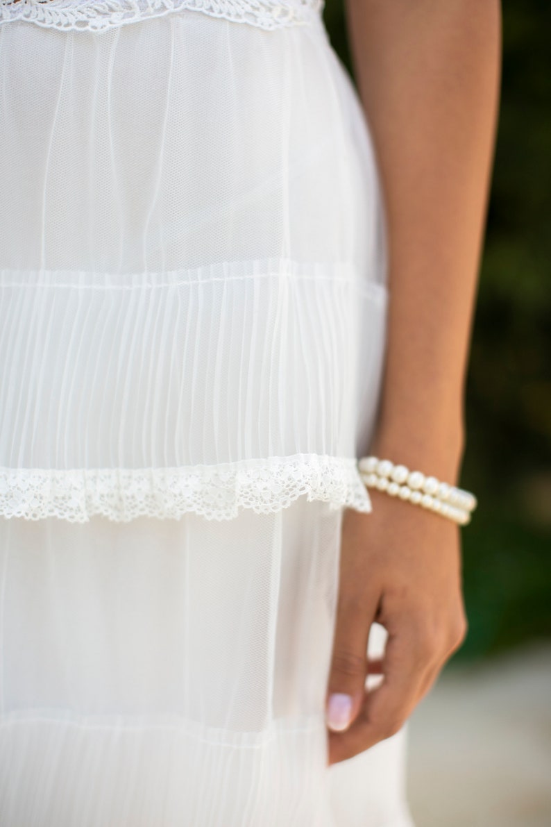 lace bridal top separates