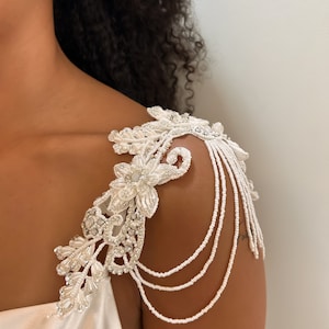 Shoulder jewelry, wedding dress detachable straps