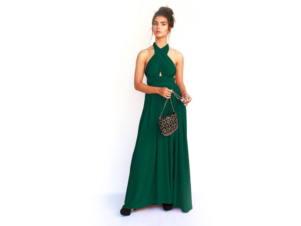 infinity dress covered back