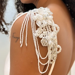 Shoulder jewelry, wedding dress detachable straps