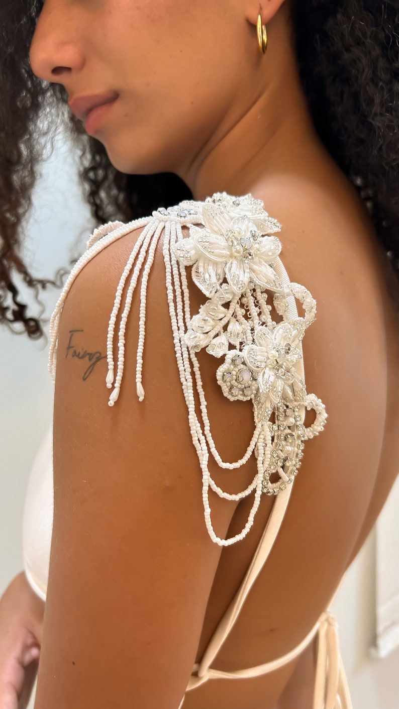 Shoulder jewelry, wedding dress detachable straps