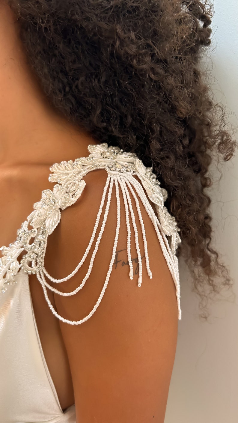 Shoulder jewelry, wedding dress detachable straps