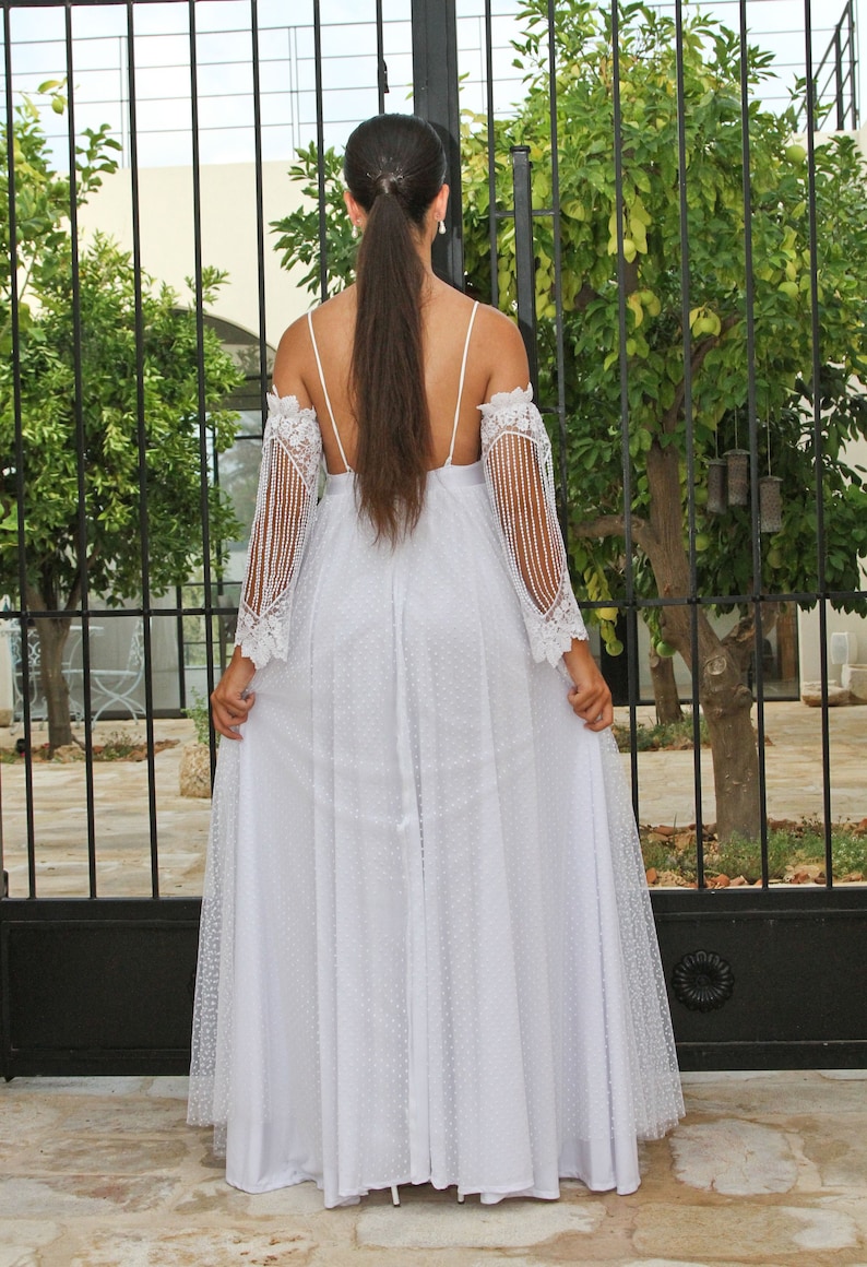 boho maxi wedding dress