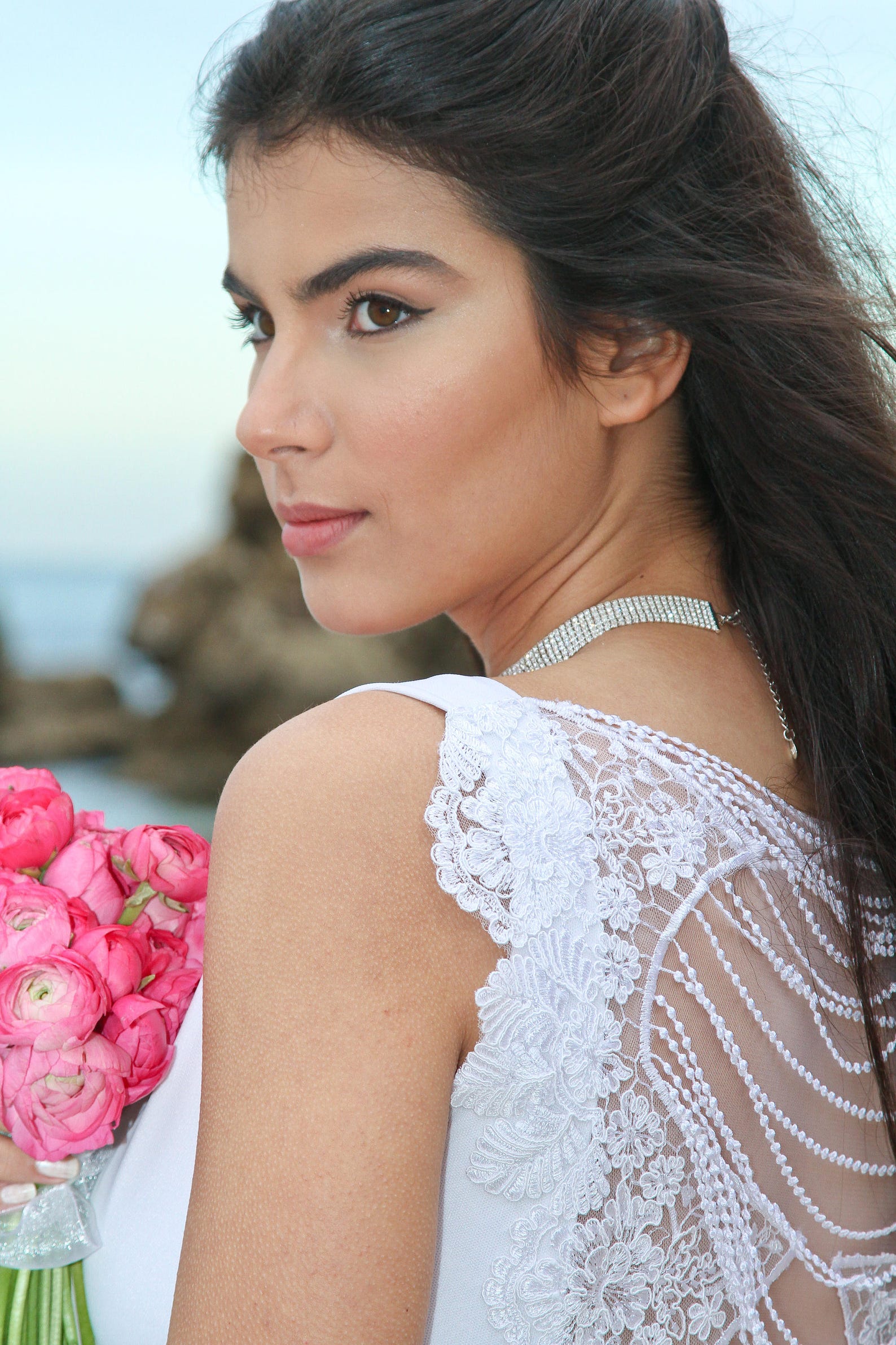 Wedding Dress Beach Wedding Dress Lace Wedding Dress Boho Etsy