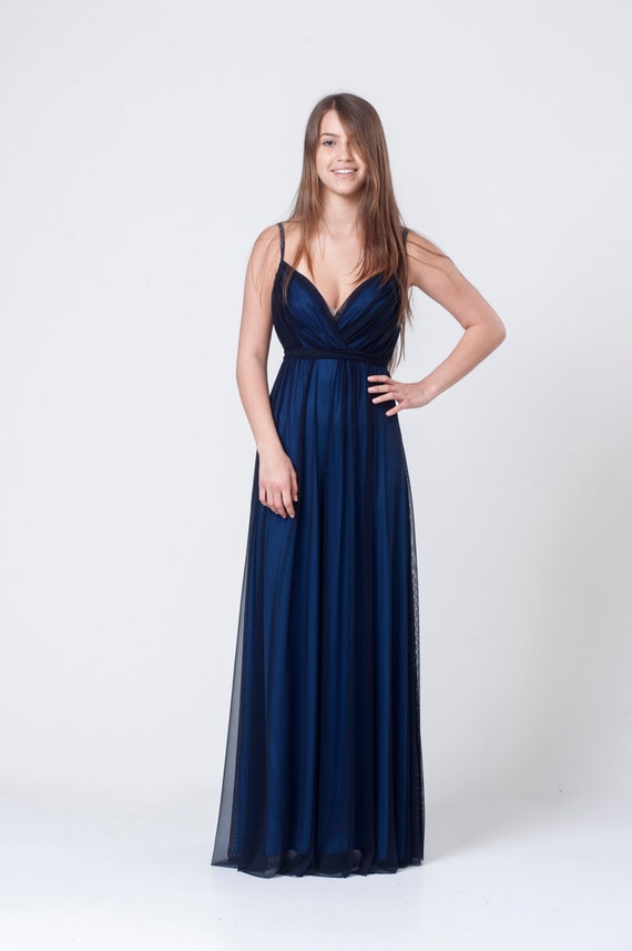 Navy Blue Prom Dress A Line Dress Plus Size Dress - Etsy Navy Blue Prom Dress A Line Dress Plus Size Dress - Etsy