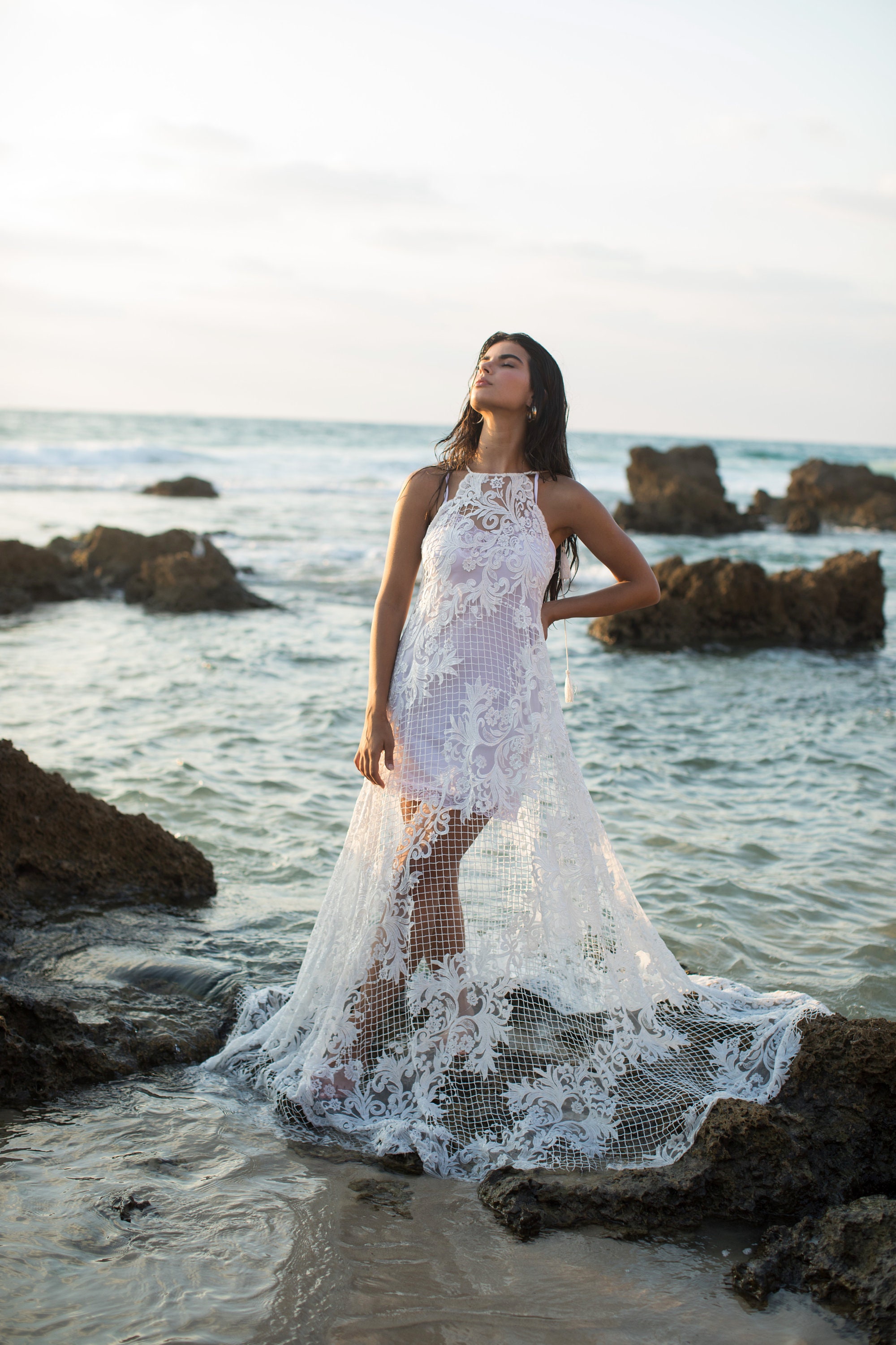 lace beach wedding dress Boho Dress: Ivory Bridal Gown Junior Girl Winter Prom Dresses WEARING DIRTY CLOTHES IN Color:Orchid Youre not choosing from