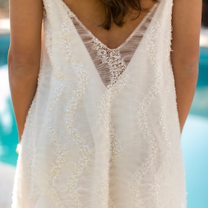 Boho Wedding Dress, Short Wedding Dress, Short Lace Wedding Dress, Tulle Wedding Dress, Beach Wedding Dress, Mini Wedding Dress, Tulle Dress
