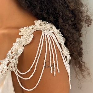 Shoulder jewelry, wedding dress detachable straps