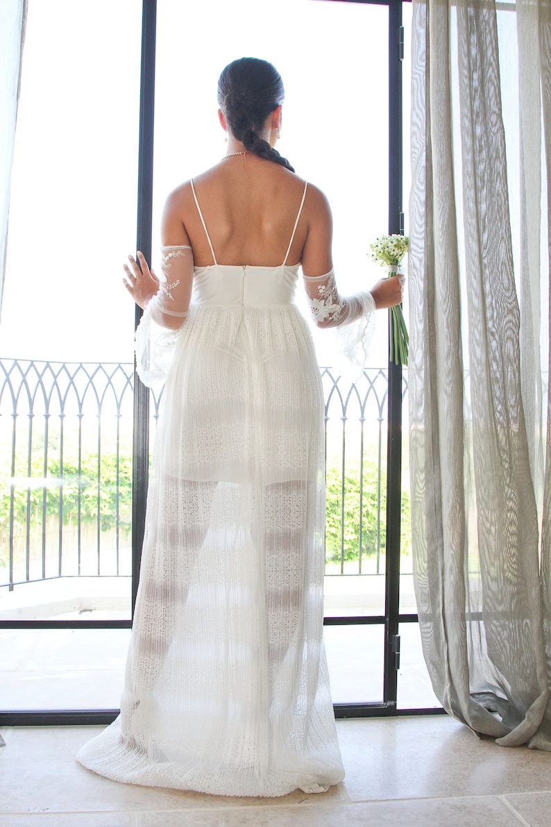 maxi wedding gown