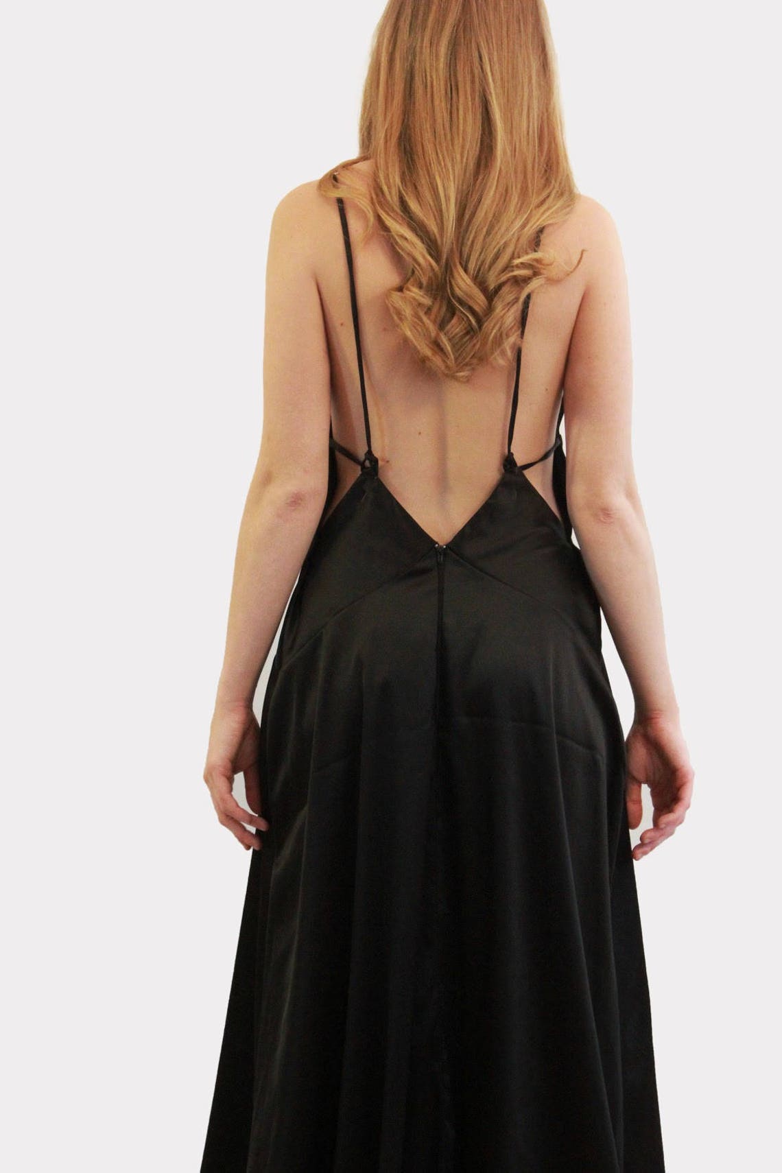 Black Dress Long Dress Maxi Dress Sexy Dress Black Evening Etsy