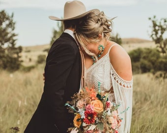 Boho Braut Spitze Armstulpen, Fransen Armreif, Hochzeit Accessoires