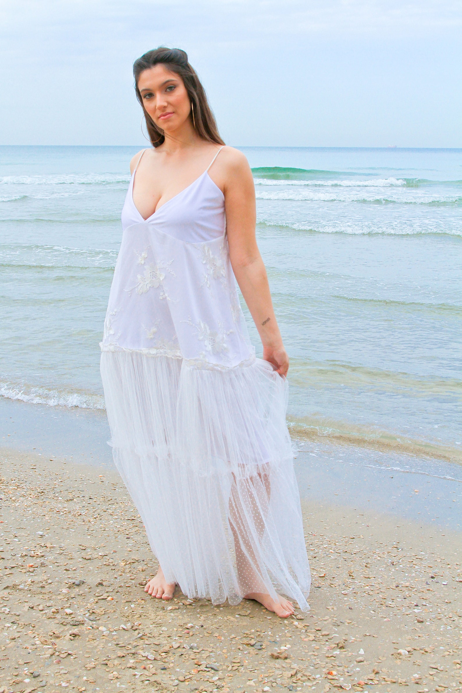 Maxi Wedding Dress Beach Wedding Dress Boho Wedding Dress Wedding