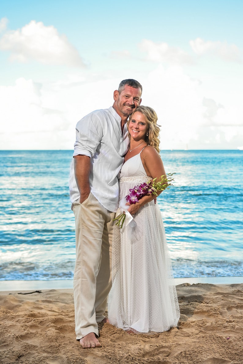 White Wedding Dress, Boho Wedding Dress, Bohemian Wedding Dress, Beach Wedding Dress, Tulle Wedding Dress, Rustic Wedding Dress, Custom Made image 10