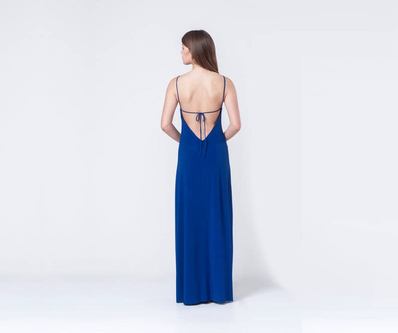 cocktail gown royal blue
