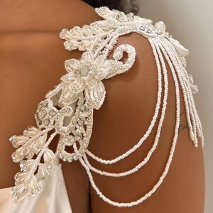 Shoulder jewelry, wedding dress detachable straps