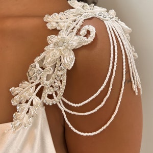 Shoulder jewelry, wedding dress detachable straps