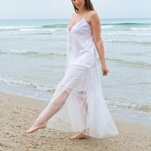Ivory Wedding Dress, Beach Wedding Dress, Boho Wedding Dress, Wedding Dress, Bridal Dress, Off-White Bridal Gown, Long Wedding Dress, White